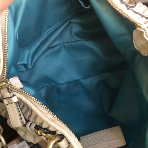 Coach Madison Sofia Vanilla Gathered Leather Hobo - Picture 5 of 7